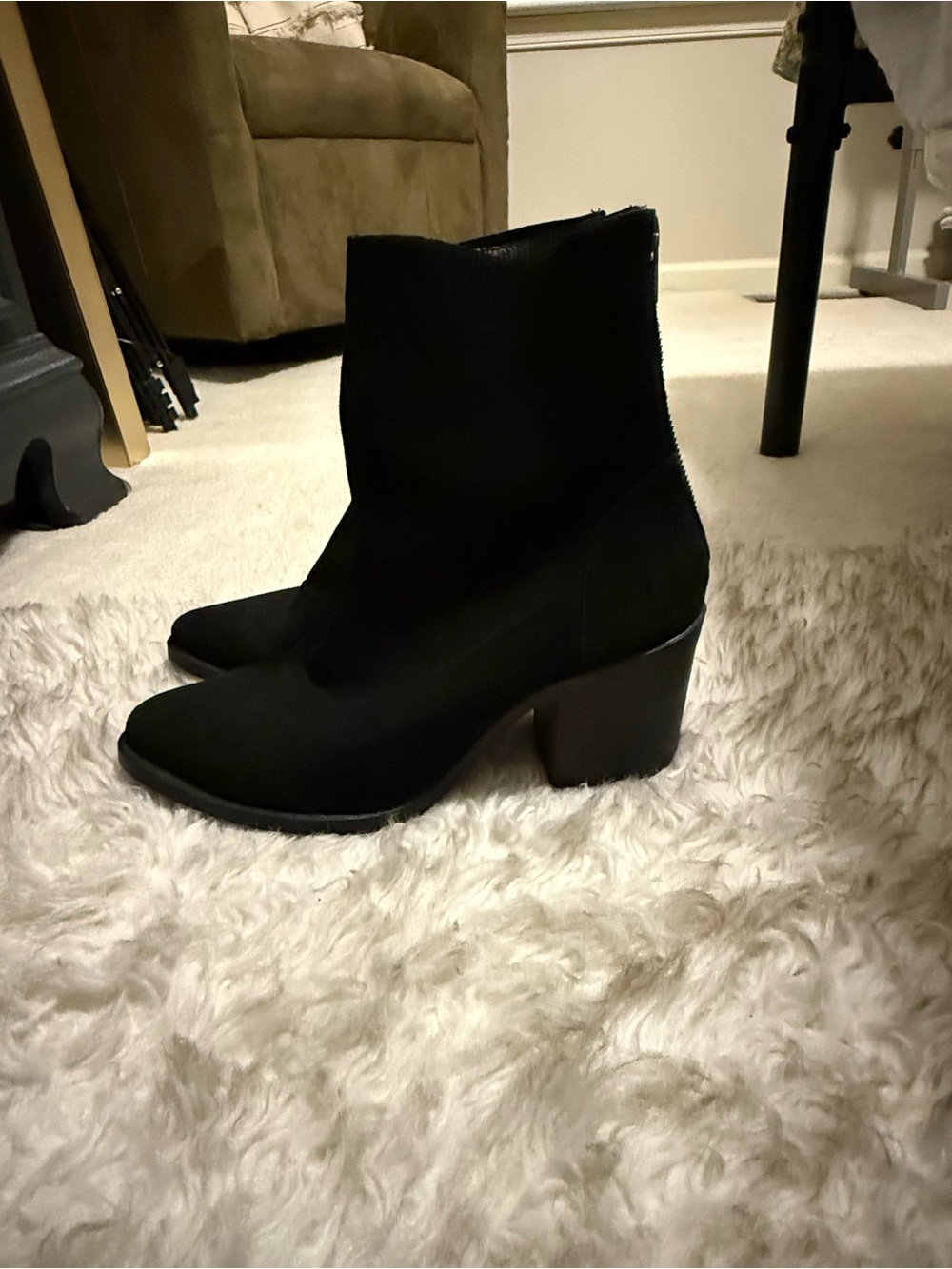 Black Suede Ankle boots